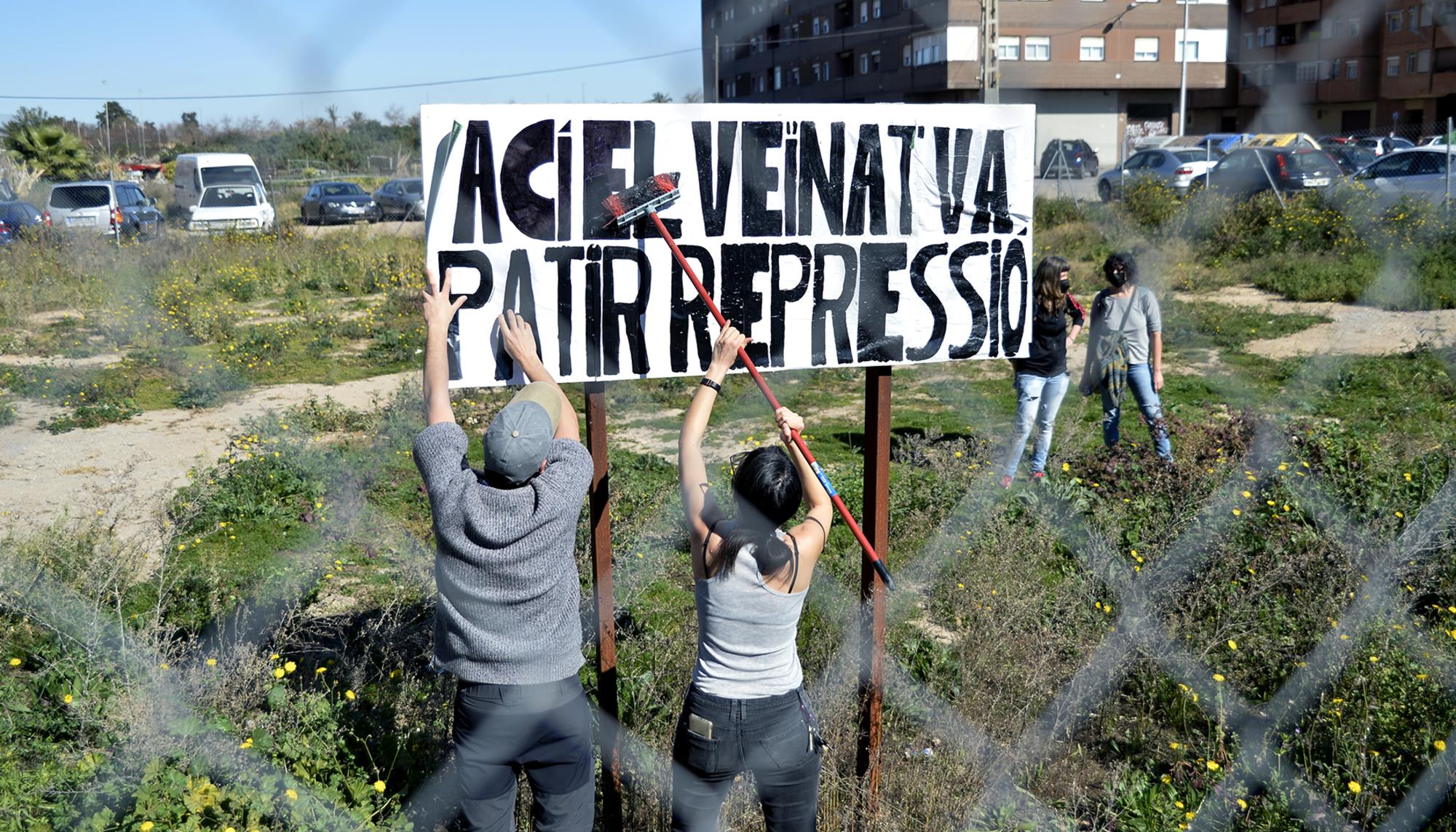 benimaclet manifestacion pai repressio